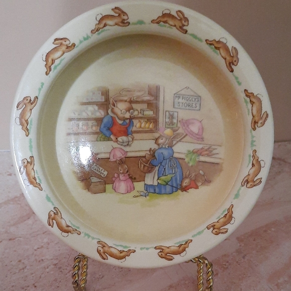 Royal Doulton Bunnykins Porridge Bowl - Picture 2 of 6